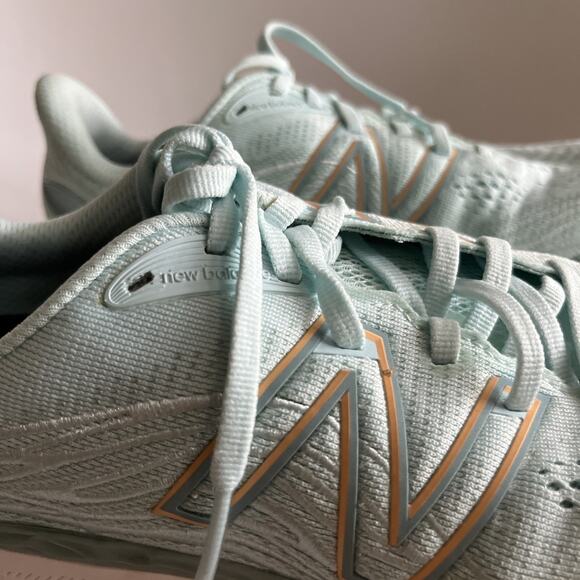 New Balance Fresh Foam X 860v12 Blue/Mango Women's Wide Running Shoes Size 8 EE - Picture 11 of 16